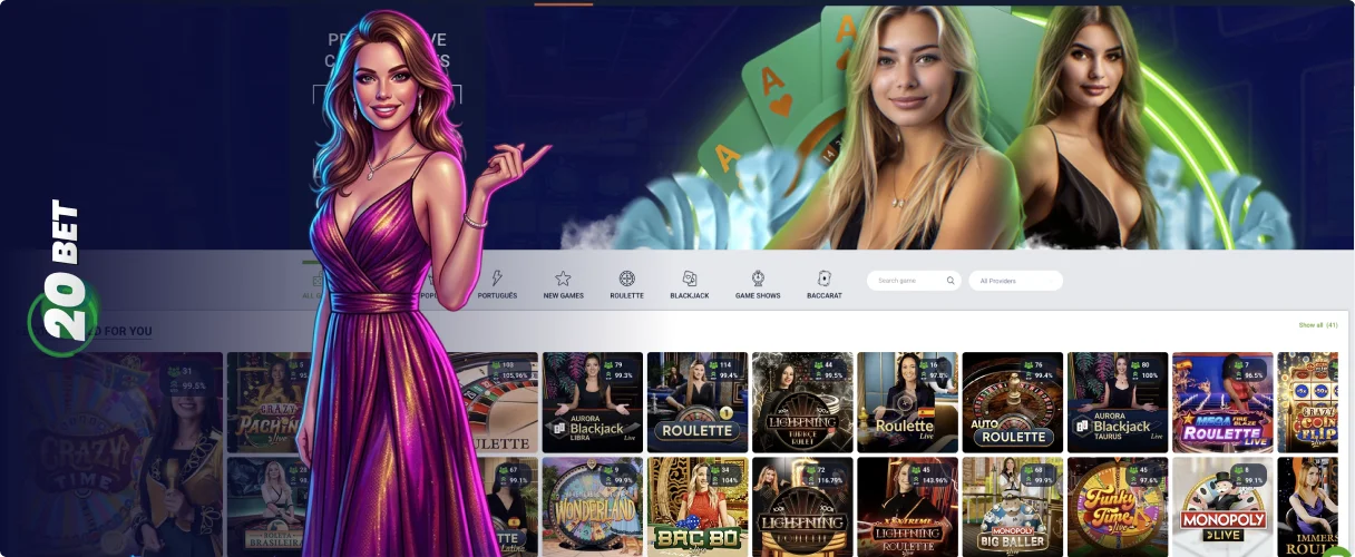 20Bet Casino En Vivo Y Apuestas
